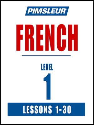 cover image of Pimsleur French Level 1 MP3